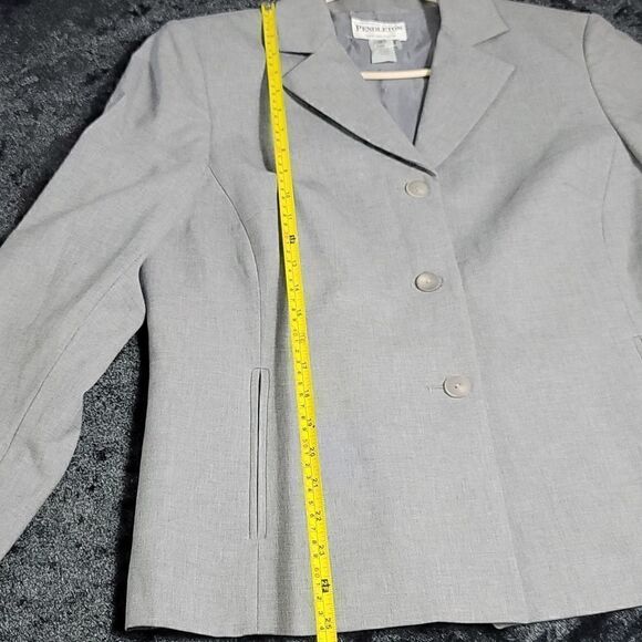 Pendleton Gray Wool Blazer  - Picture 8 of 11